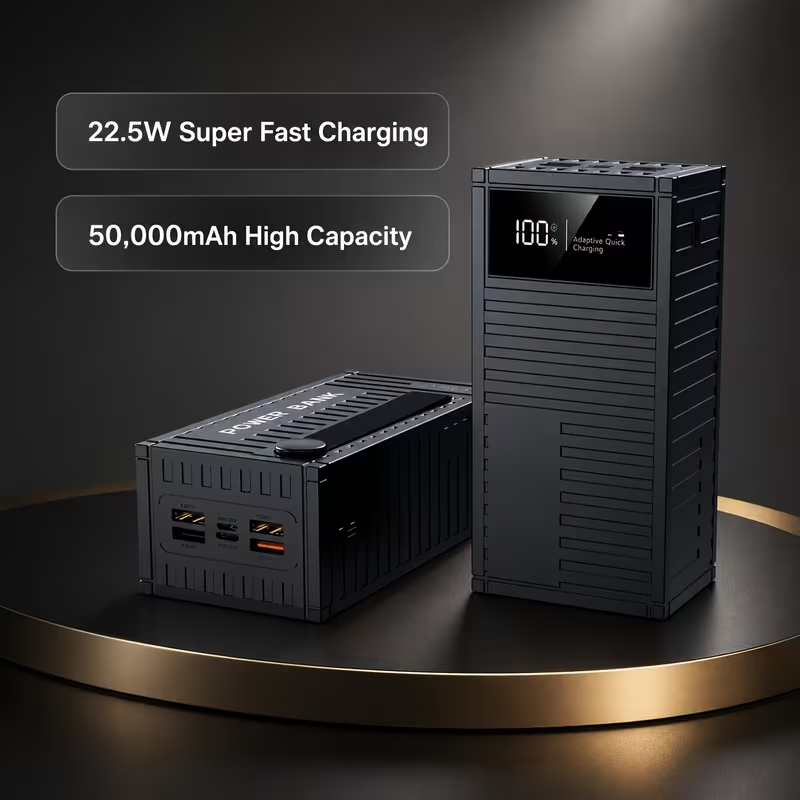 50,000mAh 66W Power Bank with LCD Display image 2