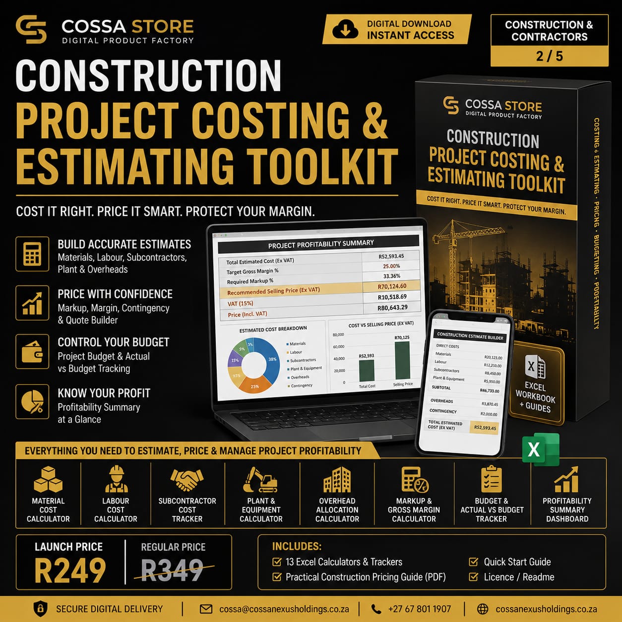 CONSTRUCTION & CONTRACTORS — PRODUCT