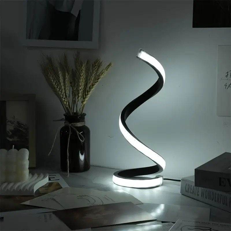 Dimmable Spiral LED Table Lamp image 2