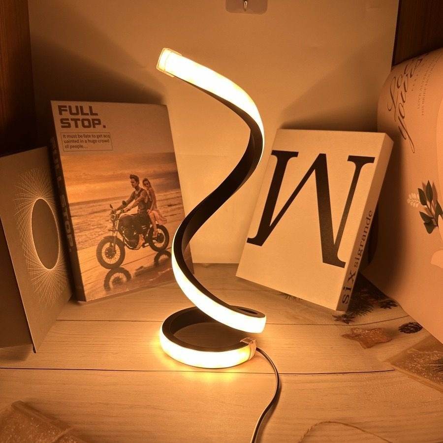 Dimmable Spiral LED Table Lamp image 3