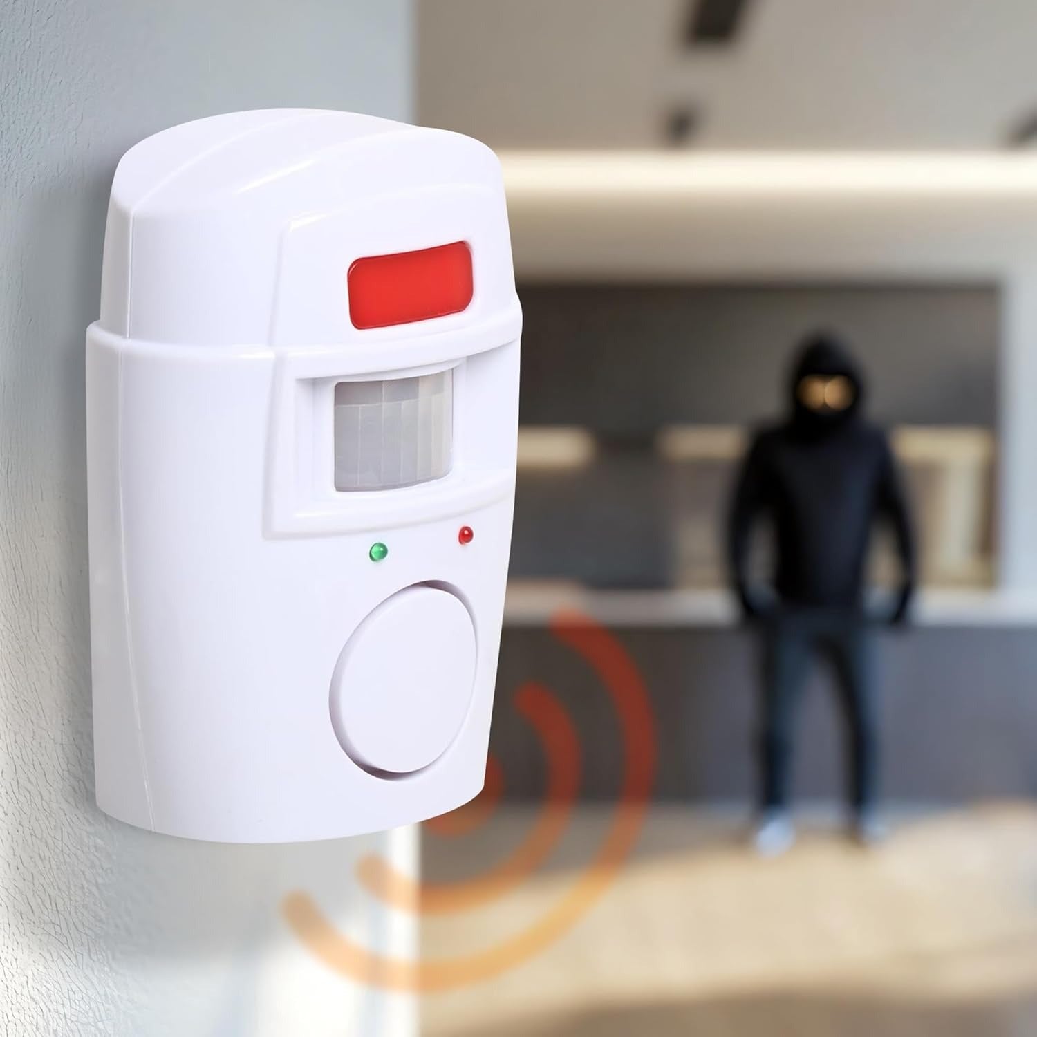 Motion Sensor Alarm with 2 Remote Controls image 2