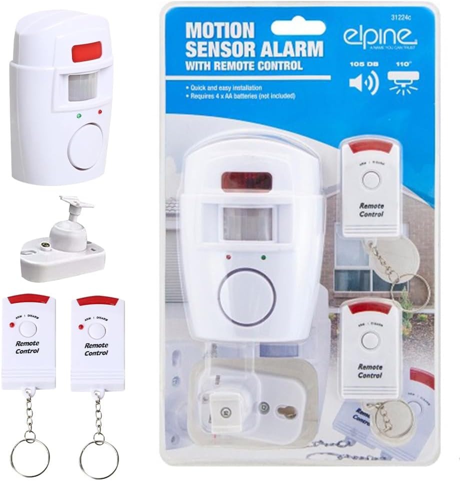 Motion Sensor Alarm with 2 Remote Controls image 8
