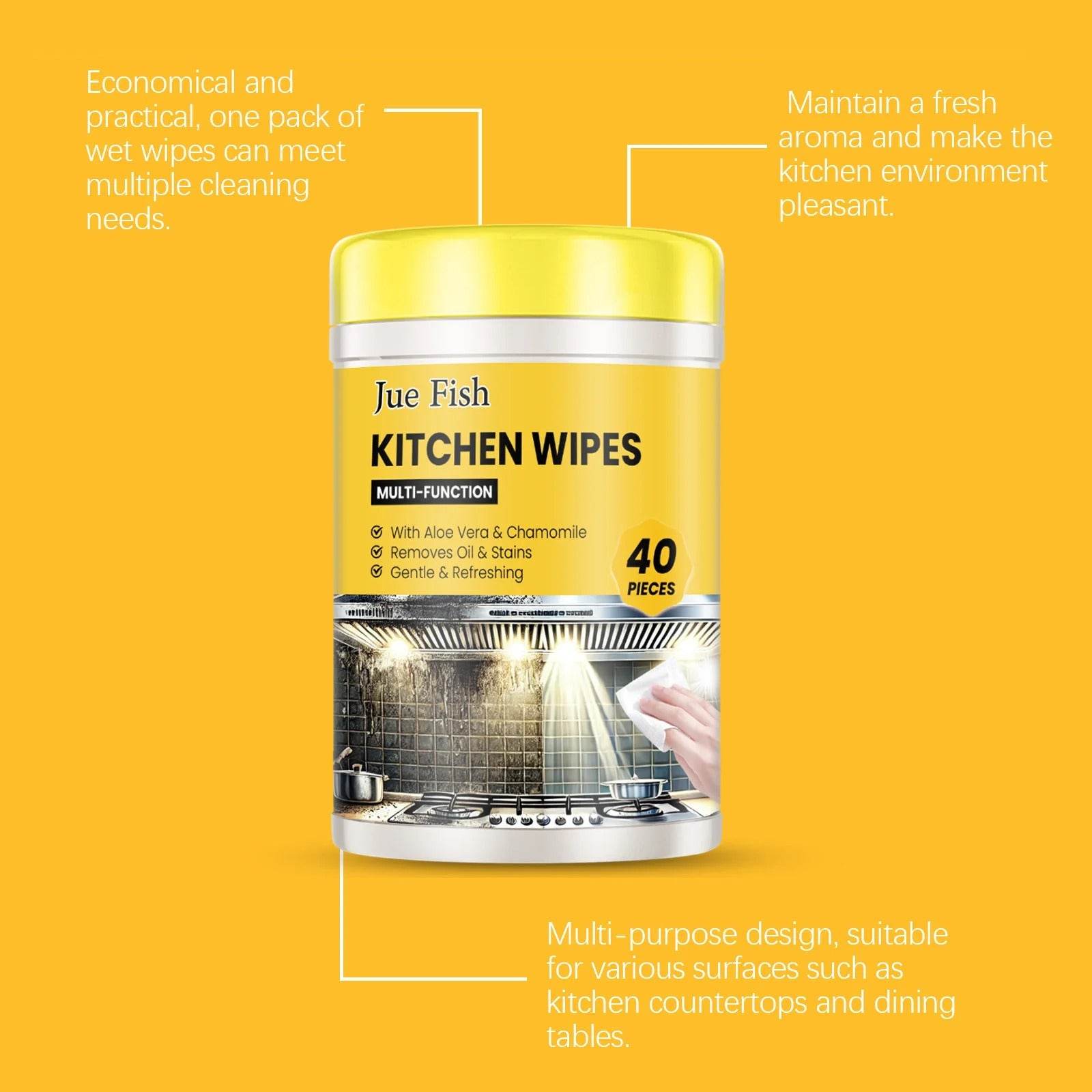 Kitchen Wipes (40 pcs) image 2