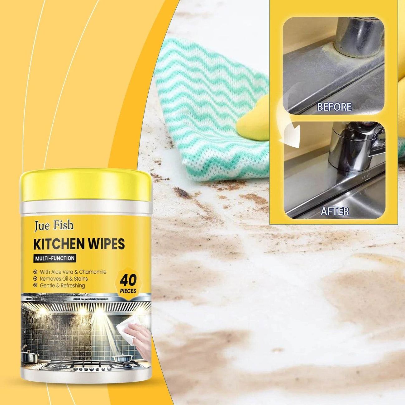 Kitchen Wipes (40 pcs) image 6