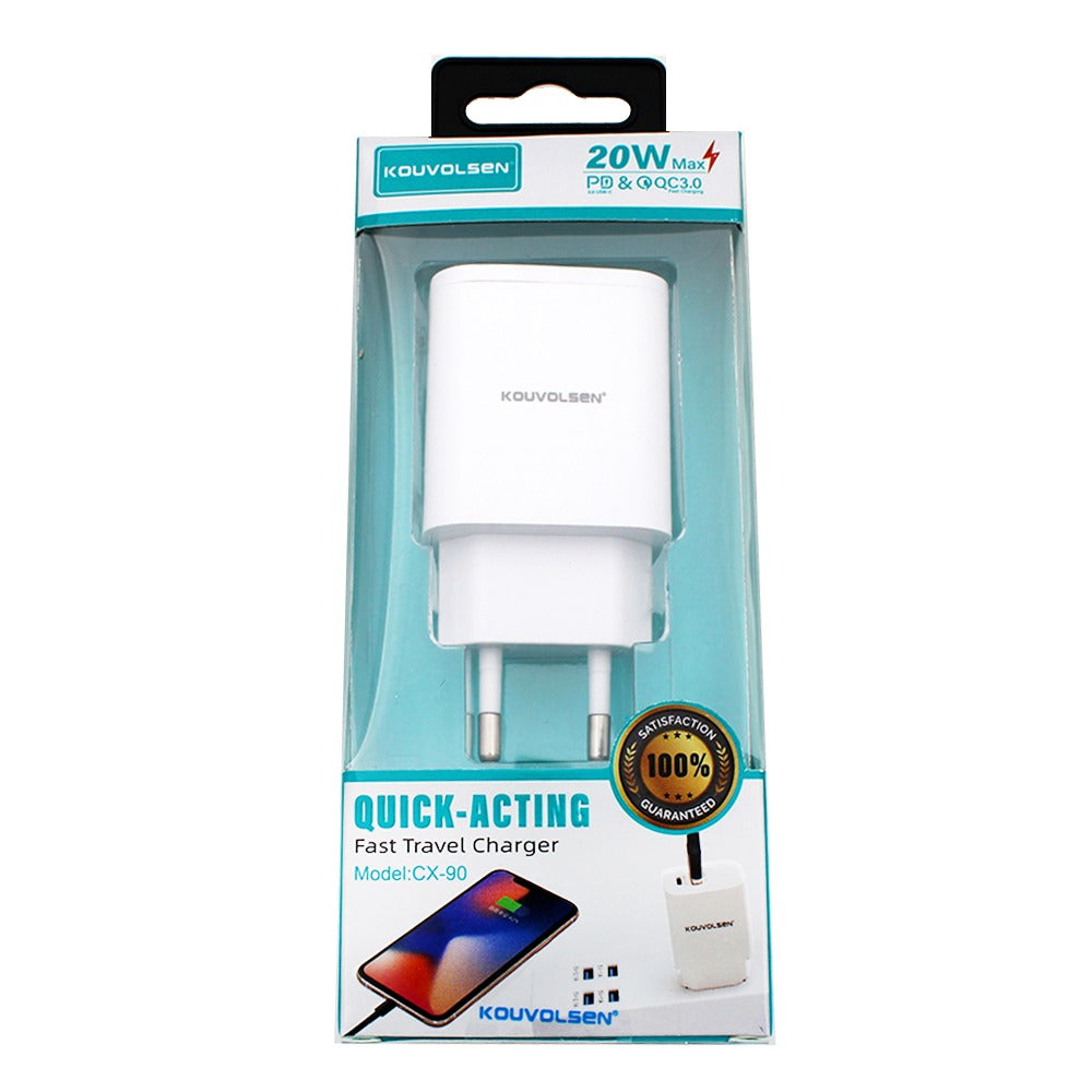 Kouvolsen Quick-Acting 20W Fast Travel Charger image 2