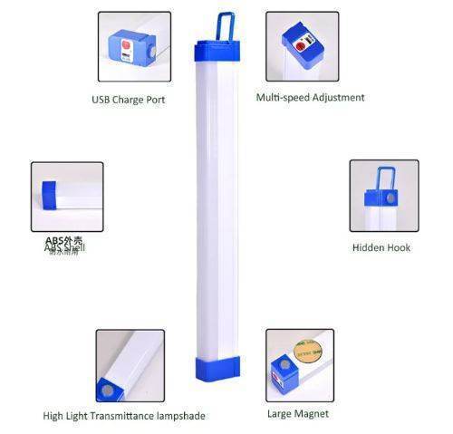 Rechargeable Portable LED Tube Light (52cm) image 4