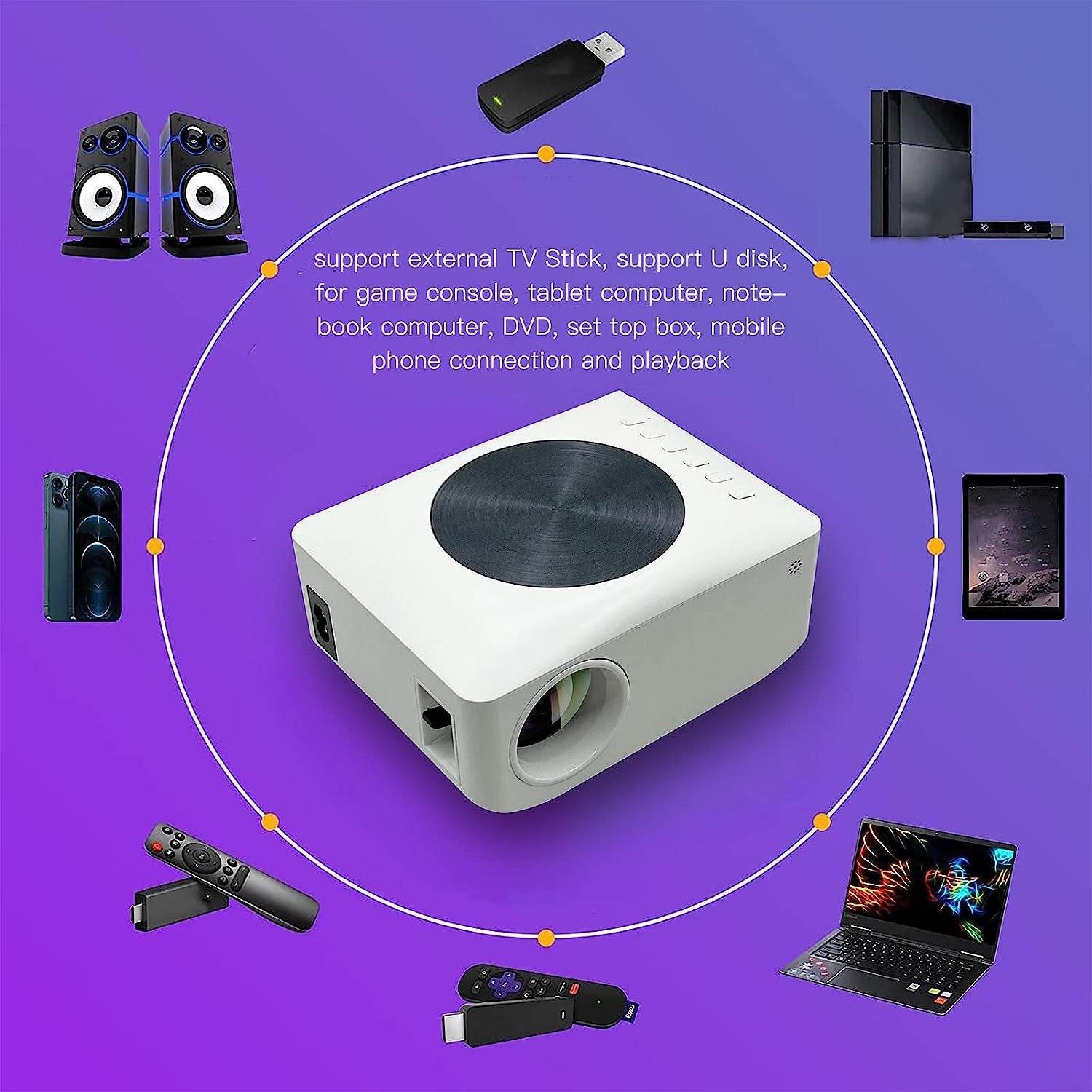HD Outdoor Theater Projector image 3