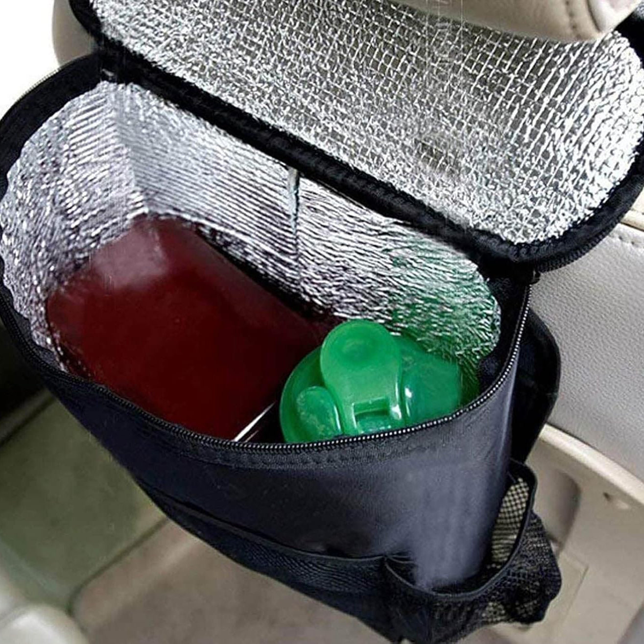 Car Back Seat Organizer with Cooler Bag image 3