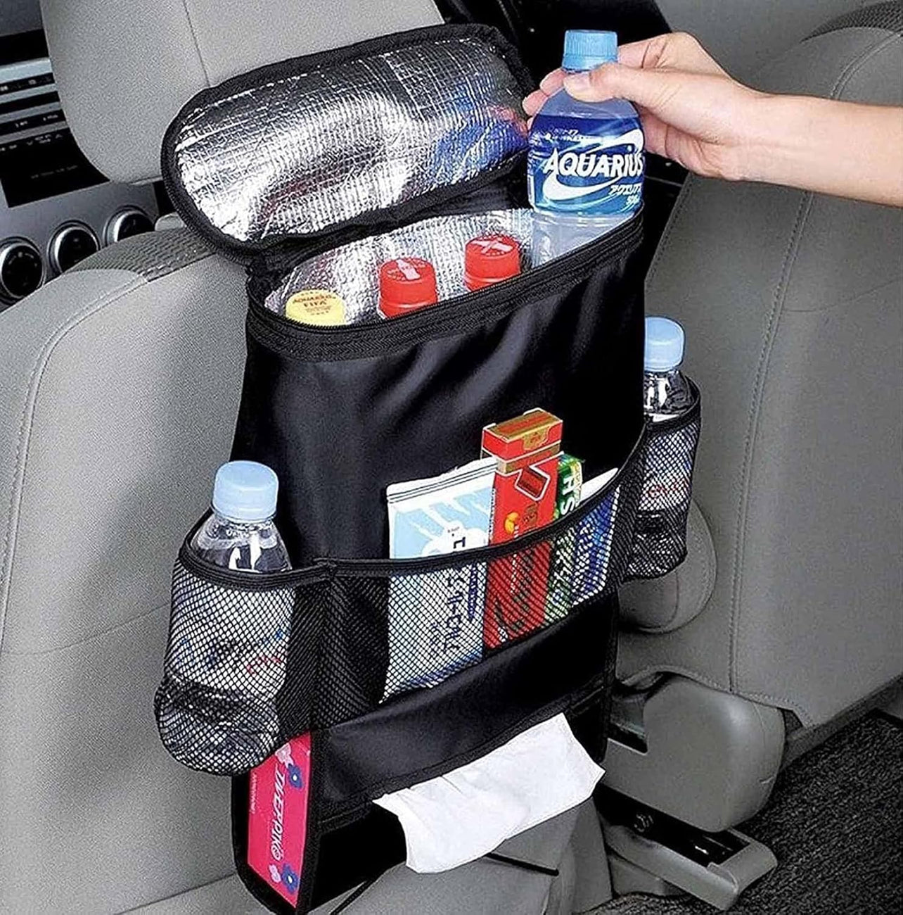 Car Back Seat Organizer with Cooler Bag image 7