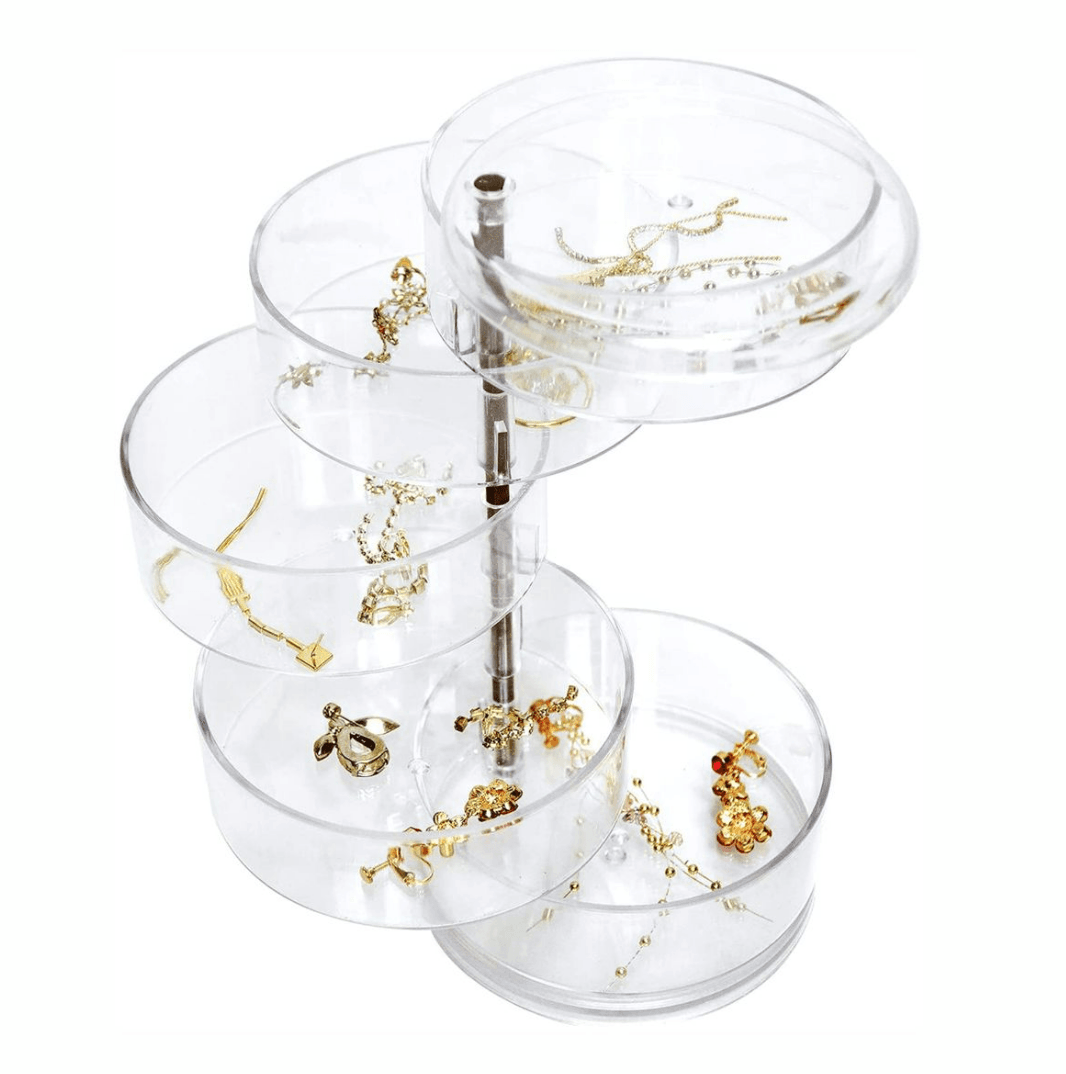 Rotating Acrylic Jewellery Storage Box (5 Tier) image 4