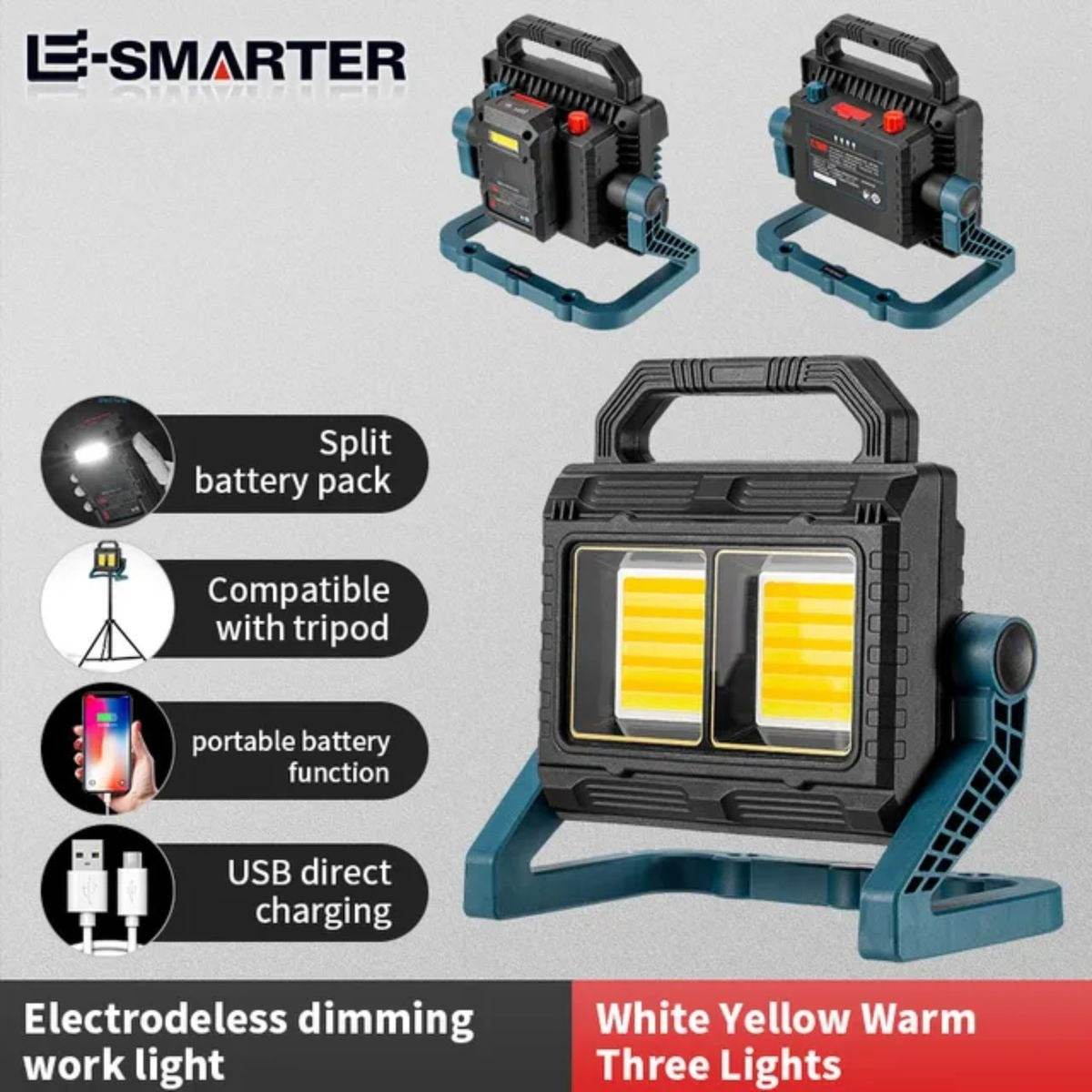 Work And Flood Spotlight (Rechargeable) image 2