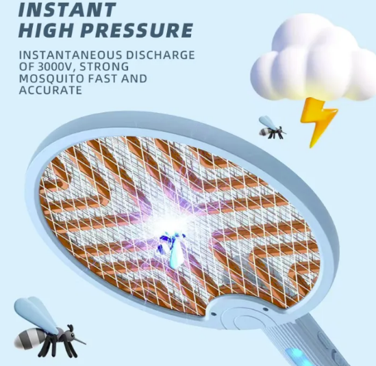 Round Design Electric Mosquito Swatter image 3