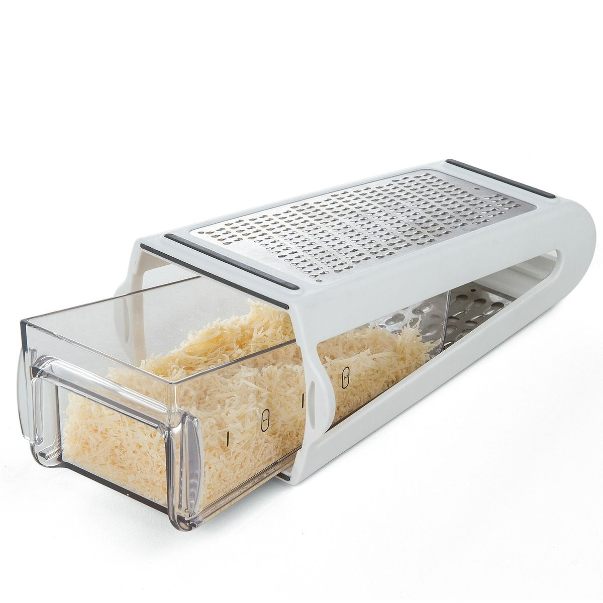 Two Way Cheese Grater With Removable Container image 2