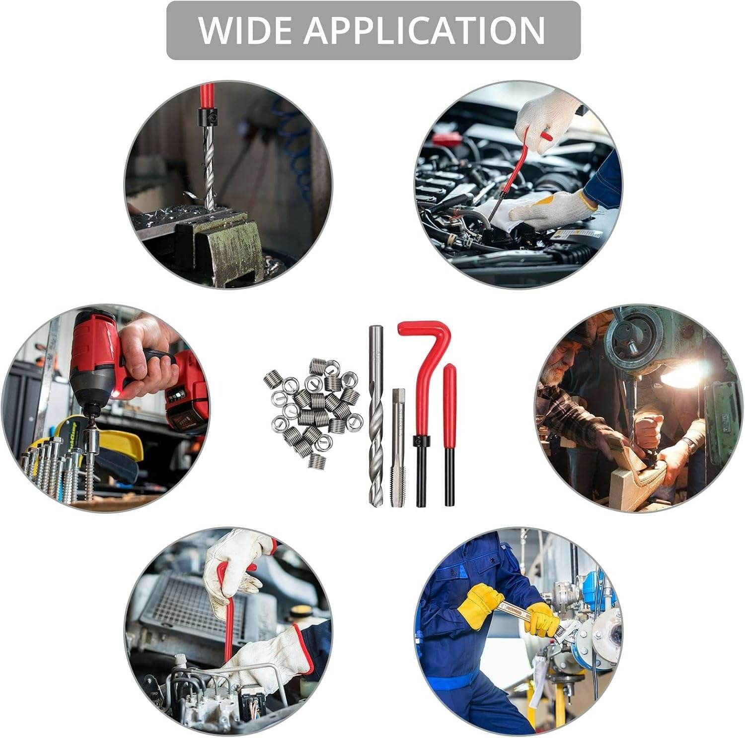 Helicoil Type Thread Repair Tool Kit image 4