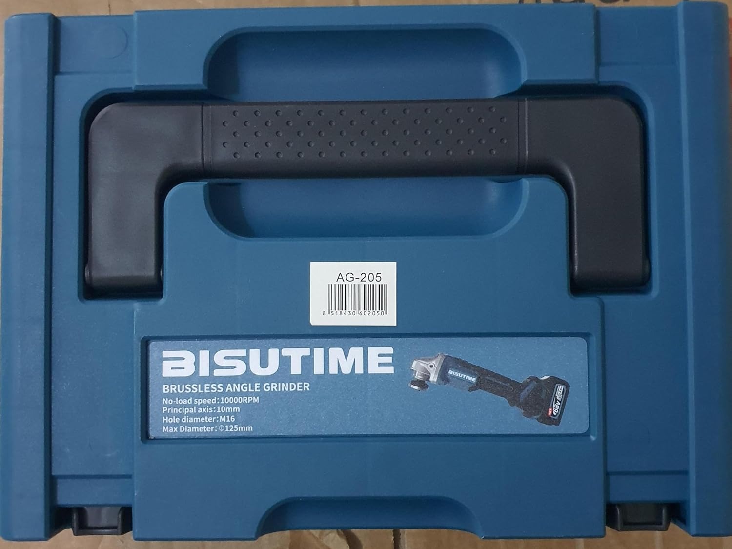 68V Cordless Angle Grinder Kit with 2 Batteries image 2