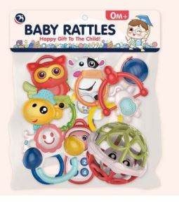 Toy Rattle Set for Teething Babies (8 pcs) image 2