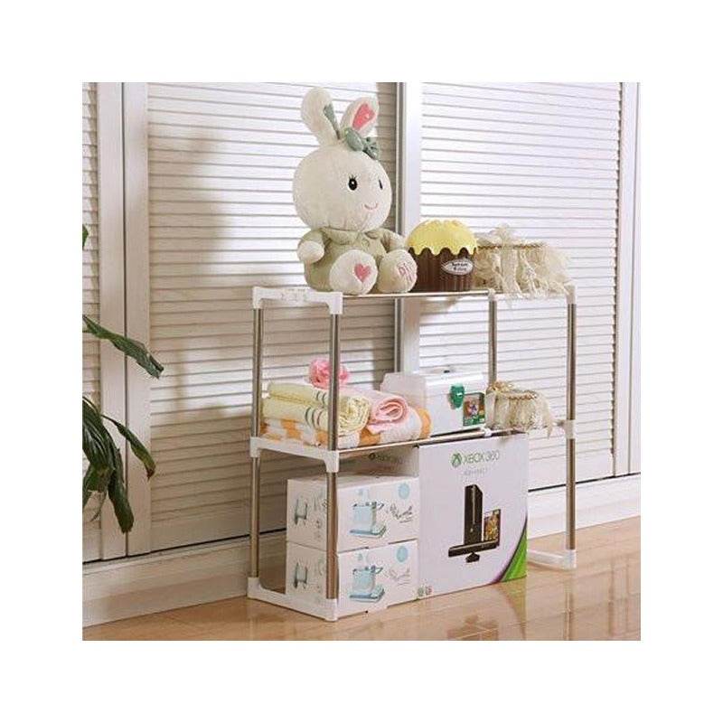 Expandable Microwave Oven Organiser Shelves (2 Tier) image 5