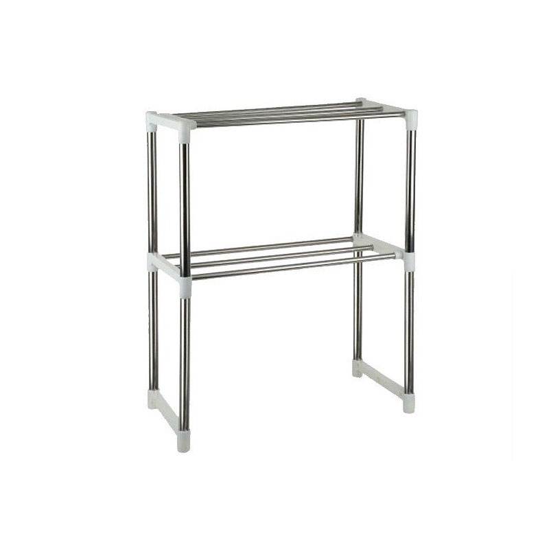 Expandable Microwave Oven Organiser Shelves (2 Tier) image 6