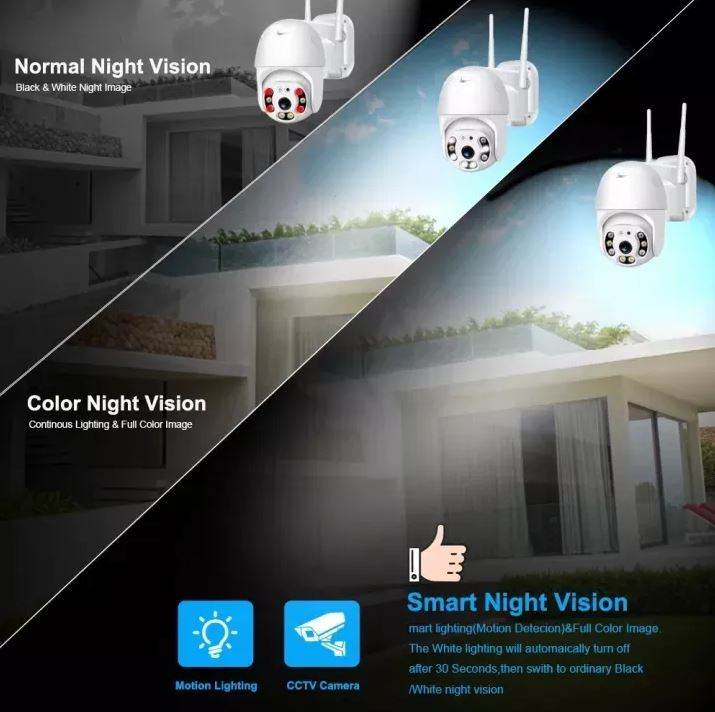 WIFI Outdoor Security Camera (V380 Pro App) image 4