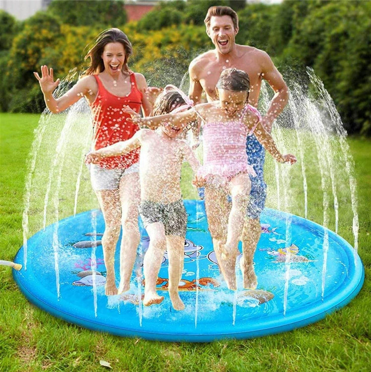 Inflatable Round Water Splash Play Fountain (1.7m) image 7