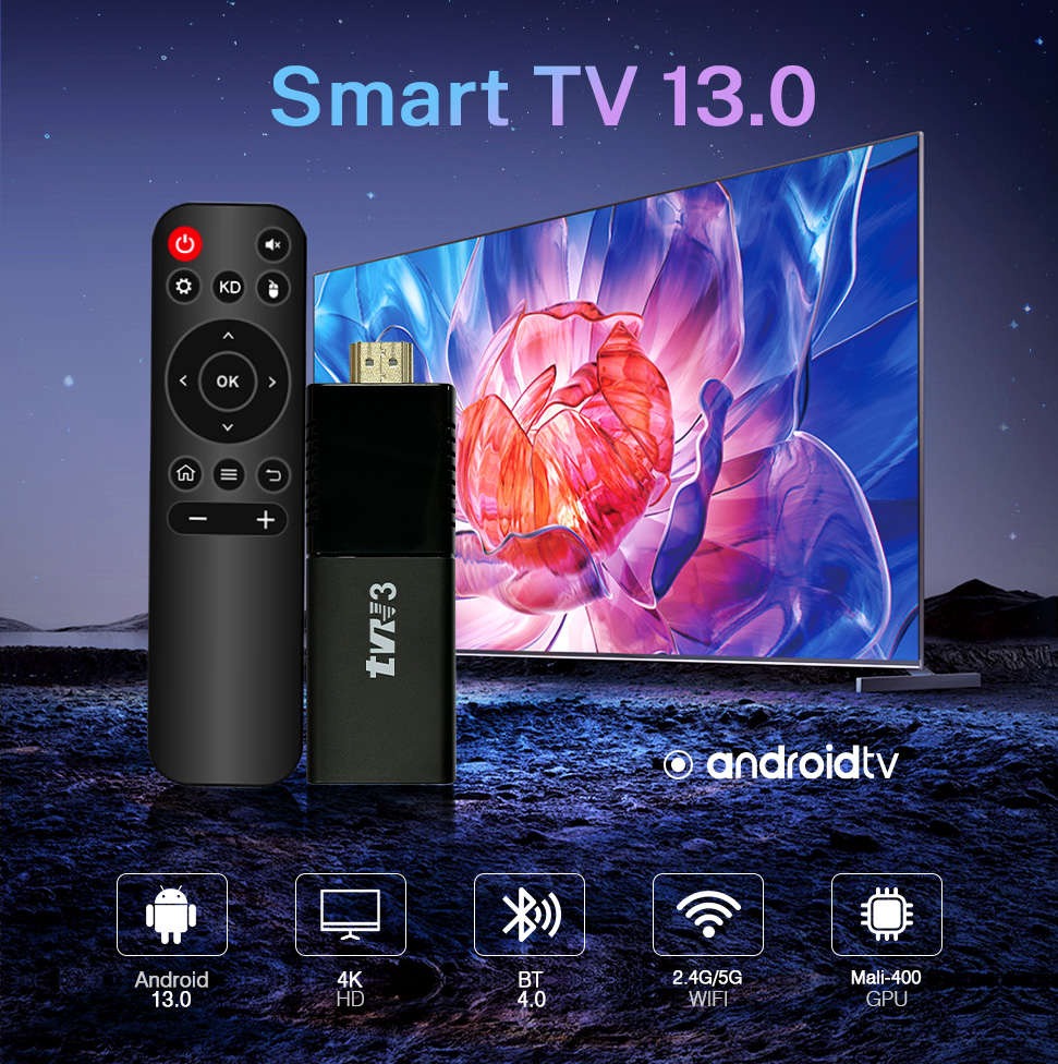 TVR3+ TV Stick 8K Android 14.0 Google TV image 4