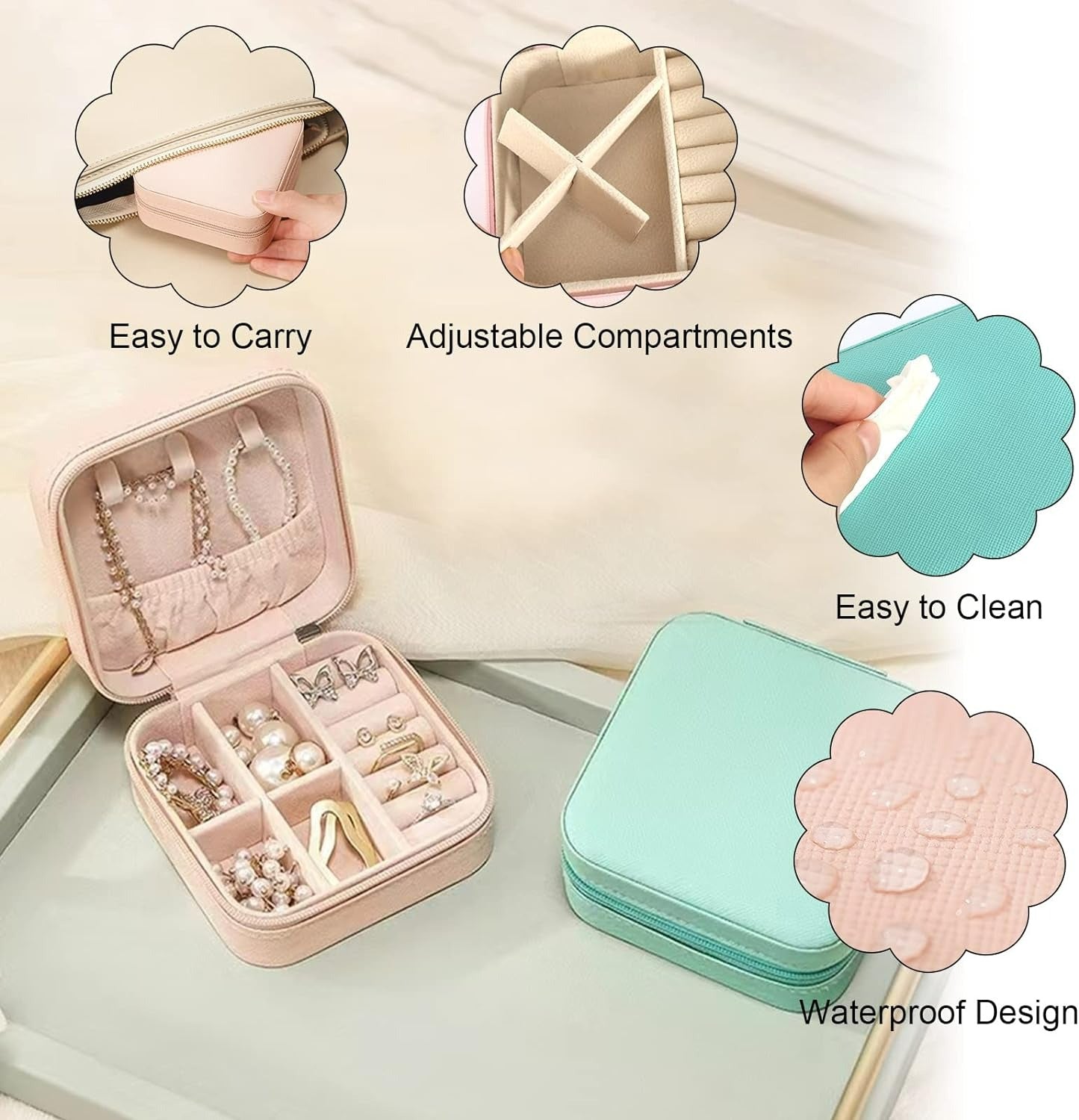 Travel Jewellery Organiser Storage Case image 5