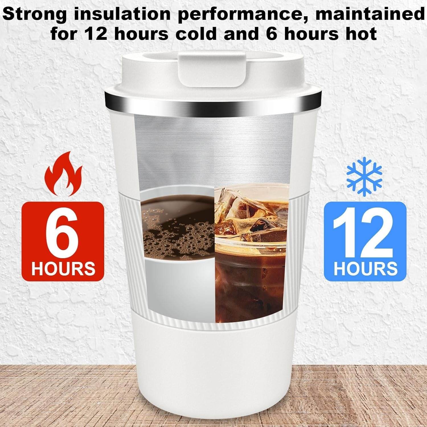 Stainless Steel Vacuum Travel Cup (510ml) image 6