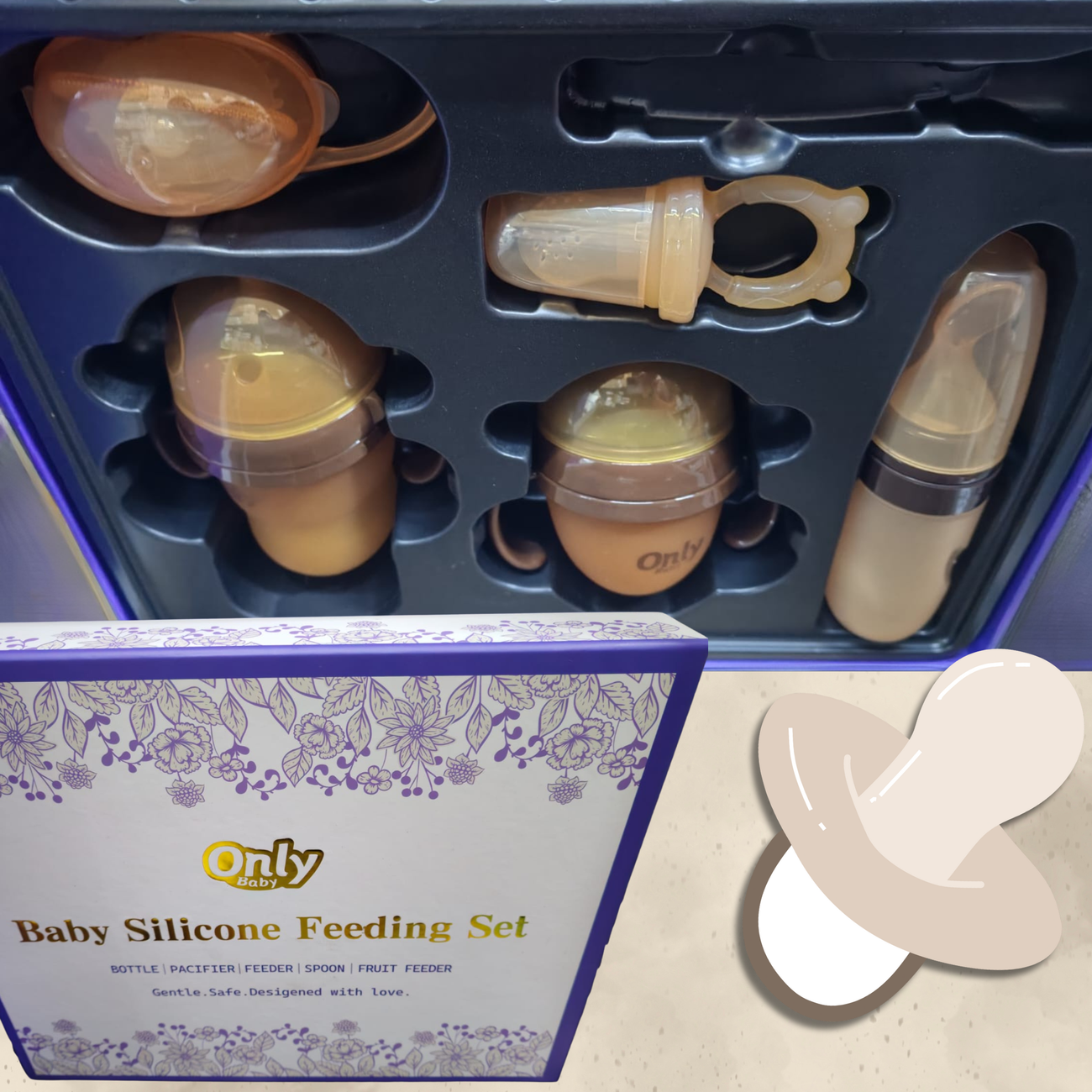 Baby Silicone Feeding Gift Set image 2