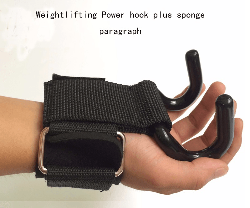Weightlifting Rod Hook Wrist Support Strap (2 pcs) image 3