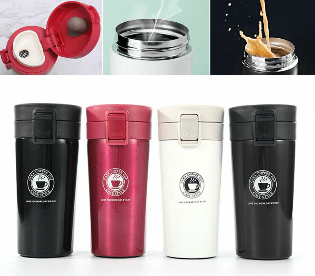 Double Wall Vacuum Insulated Travel Coffee Cup (380ml) image 2