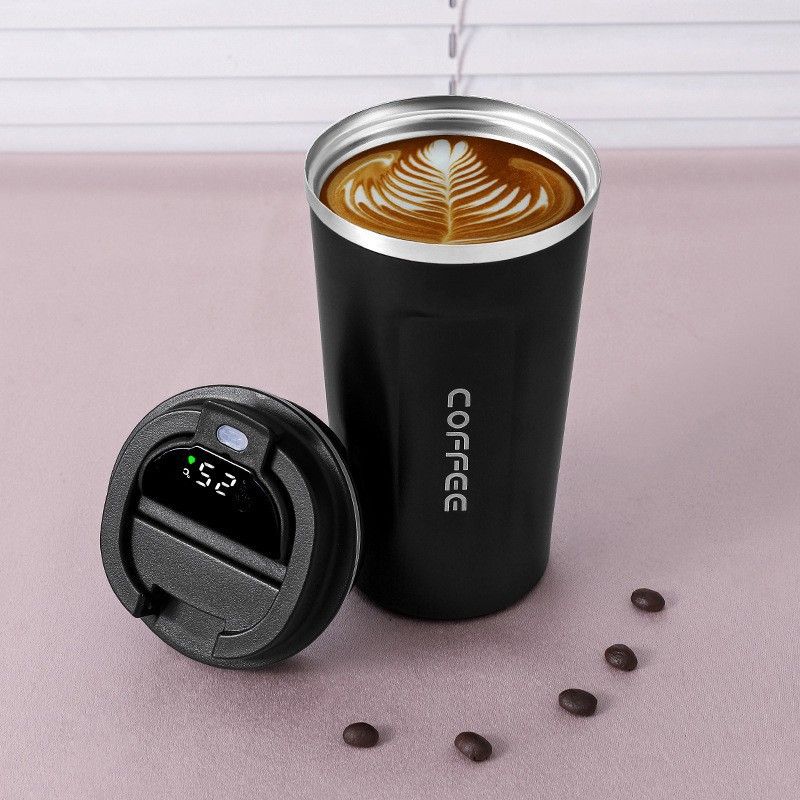 Smart Vacuum Travel Flask With Digital Display (500ml) image 2