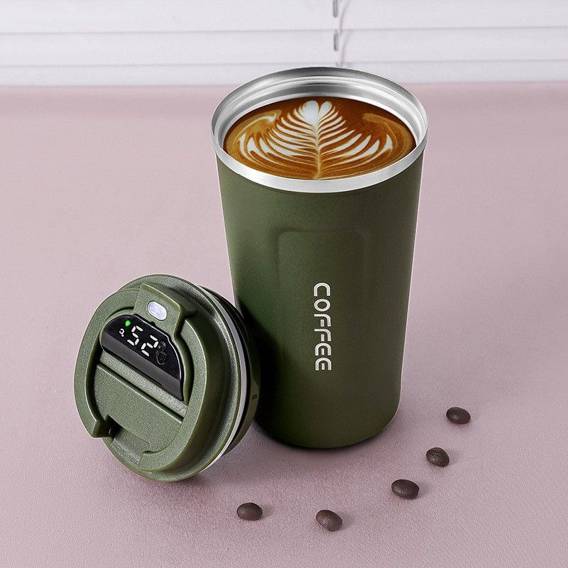 Smart Vacuum Travel Flask With Digital Display (500ml) image 4