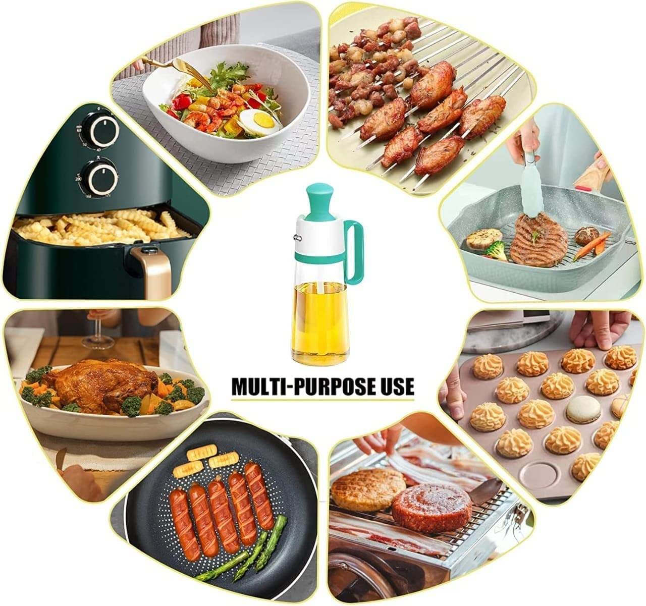 Brush And Pouring Seasoning Bottle (630ml) image 7