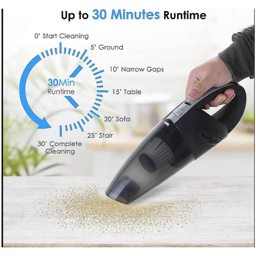 Cordless Rechargeable Handheld Car Vacuum Cleaner image 3