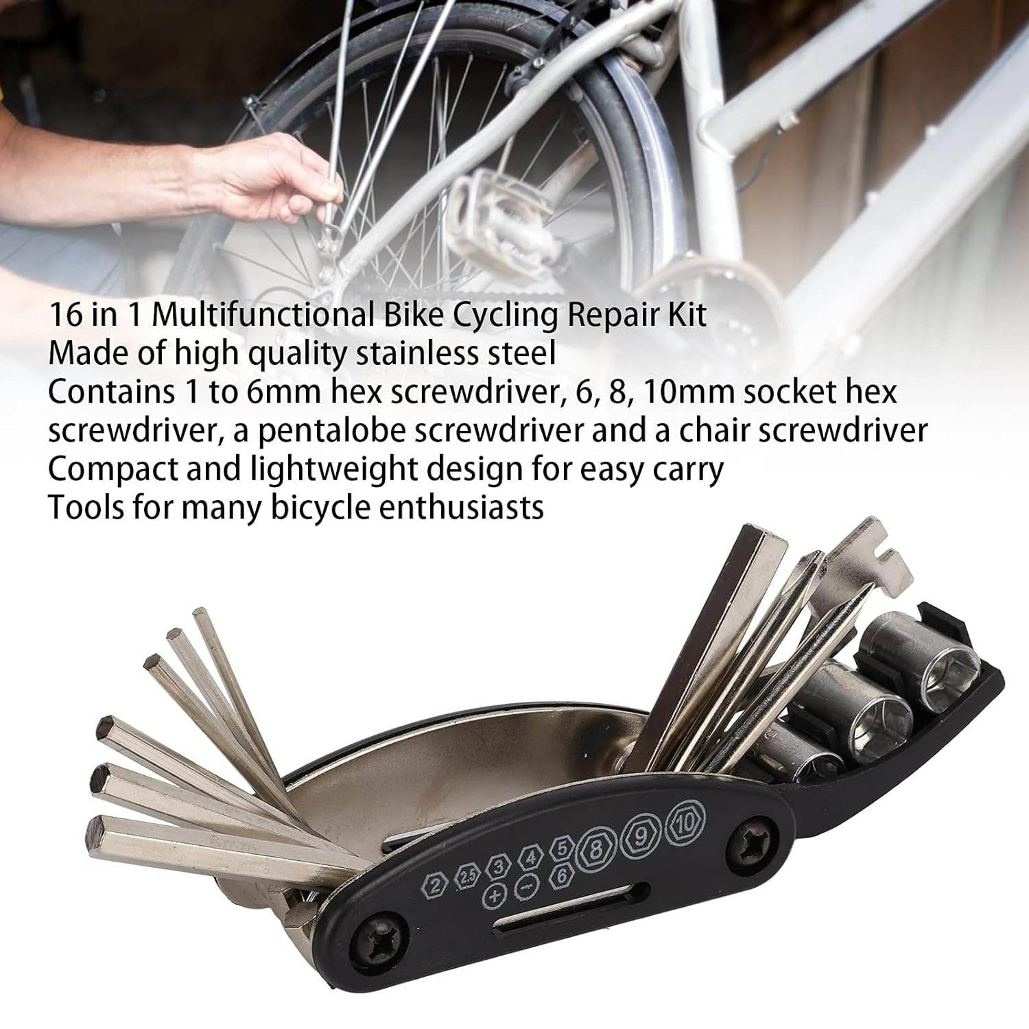 Universal Motorcycle Bicycle Repair Kit image 4