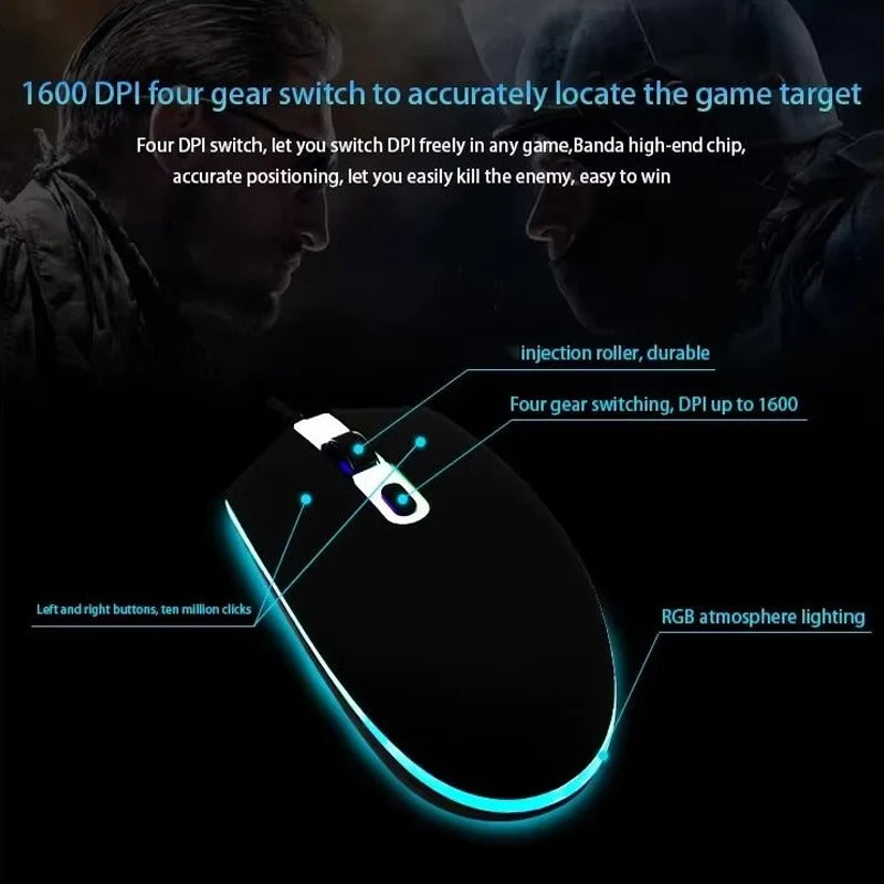USB Illuminated Wired Mouse image 4