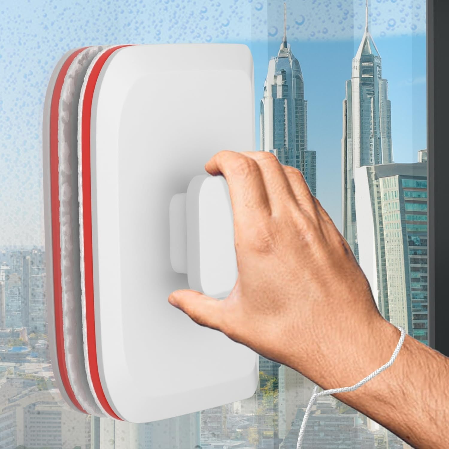 High-Rise Magnetic Window Cleaner image 3
