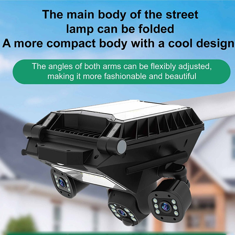 AI Solar Camera with Dual Lens and Light - 4K WiFi Security System image 3