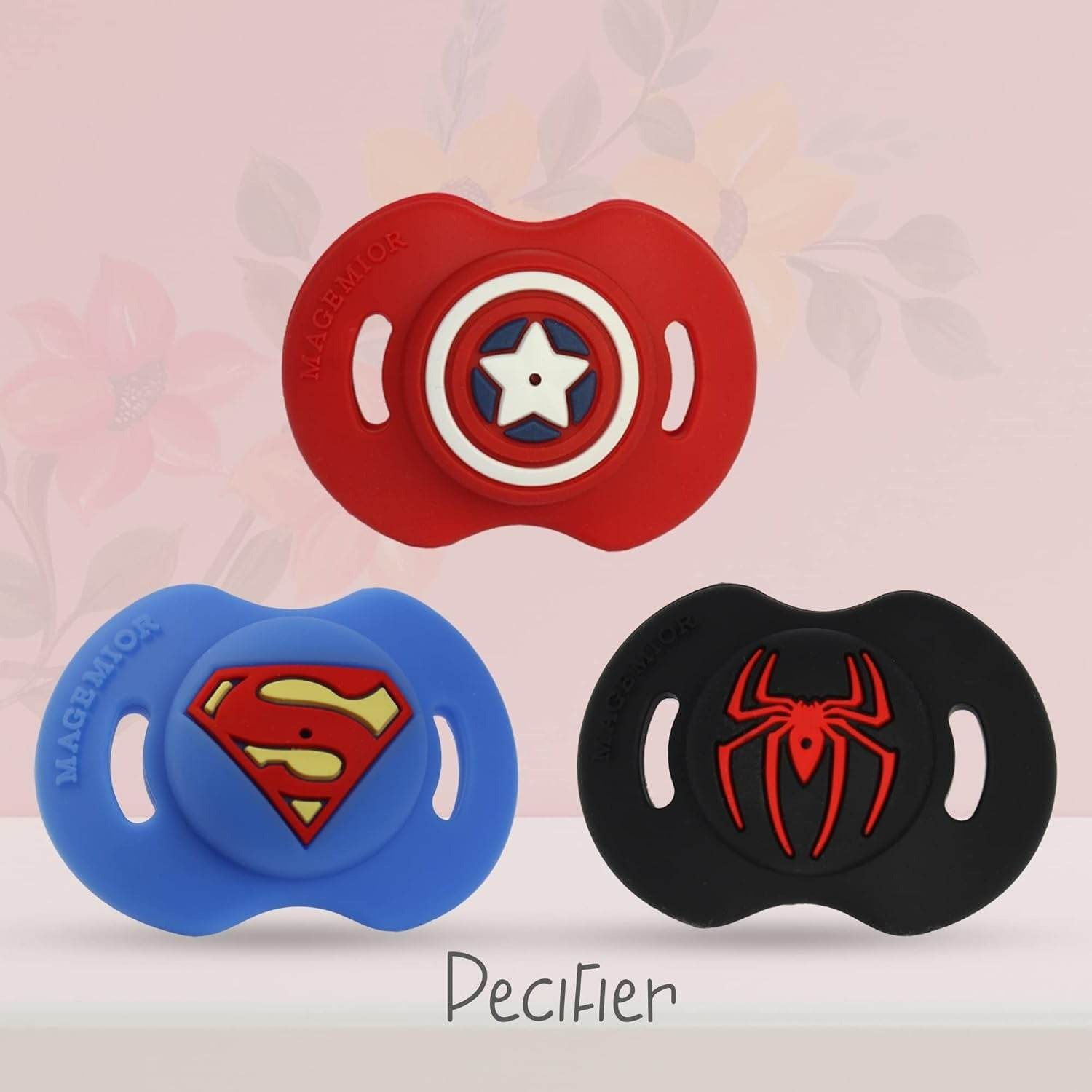 Superhero Pacifier Baby Soother With Unique Shape image 5