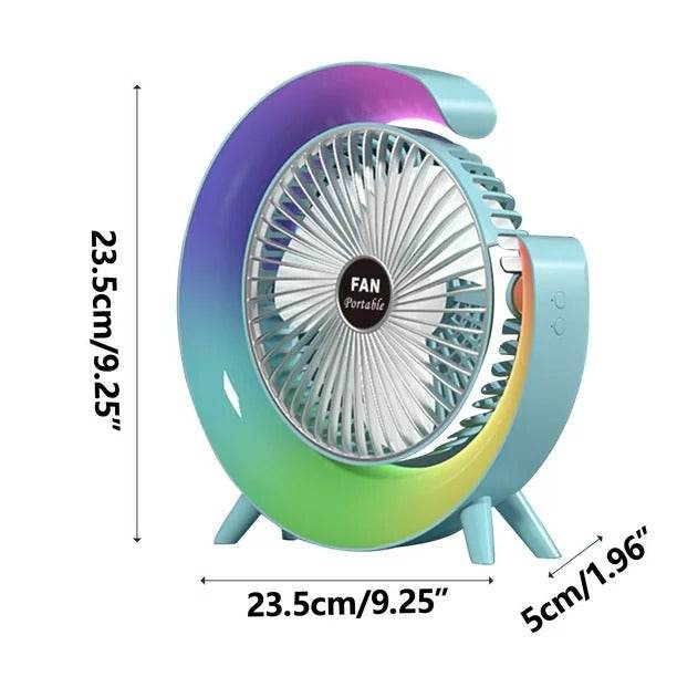 Colourful Desktop USB Mini Fan image 4