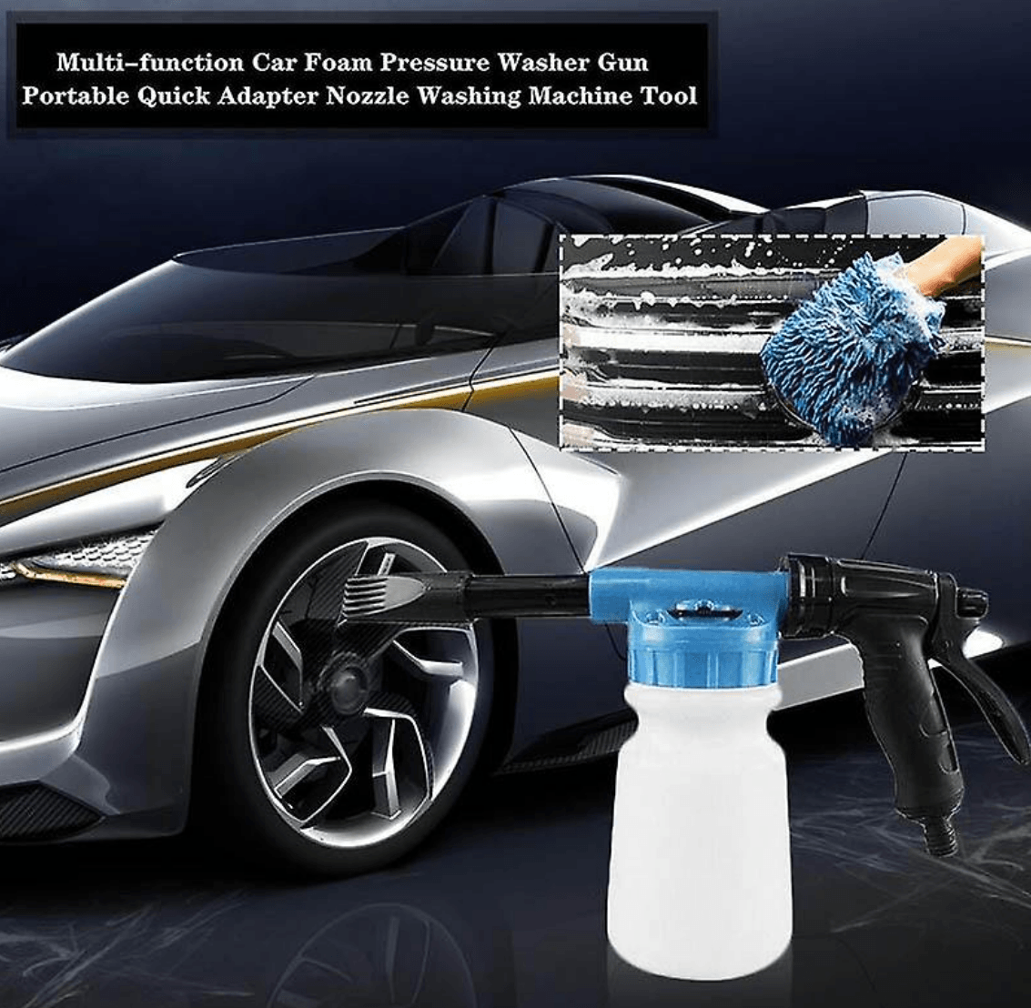 Spraying Car Wash Foam Gun (Carwash Rocket) image 2