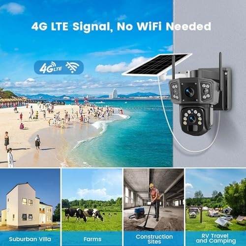 4K Solar Security Cameras Outdoor (4G) image 8